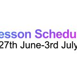 <span class="title">【Tennis】Group lesson schedule from 27th June until 3rd July</span>